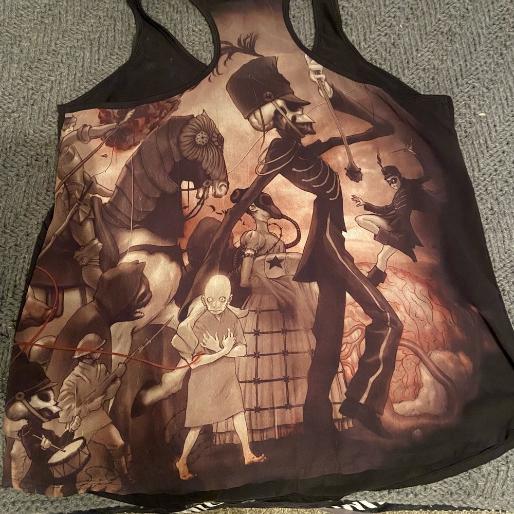 My chemical romance. The black parade sheer tank
